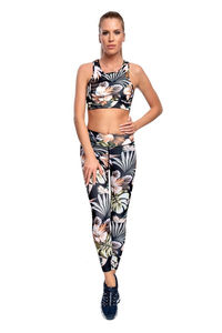 ชุดออกกำลังกายเอวสูงสำหรับผู้หญิงกางเกงเลกกิ้งและเสื้อชั้นในชุดออกกำลังกายพิมพ์ลายสินค้าออกใหม่ - Product Image 6