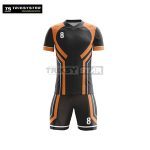 Vêtements de football d'équipe en sublimation en gros, ensemble pour hommes à séchage rapide, vêtements de sport personnalisés pour les clubs, entraînements et matchs - Product Image 2