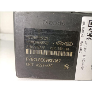 CENTRALINA ABS KIA Stonic Serie BE6003V107/58920-H8250 G4LC bicombustible/gasolina 1368 (17>) - Product Image 2
