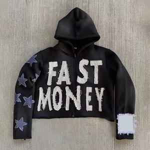 Sweat-shirt à capuche brodé pour homme en molleton 100% coton Logo personnalisé Sweat-shirts unisexes pour homme 2026 - Product Image 3