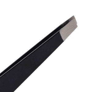 Pinzas para cejas reutilizables de acero inoxidable con logotipo personalizado 2026, herramientas de cuidado de belleza para depilación, diseño superior puntiagudo hecho en Pakistán - Product Image 2