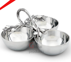 Bol à noix de haute qualité pour la cuisine 2024 Bol de service en métal fait main design - Product Image 5