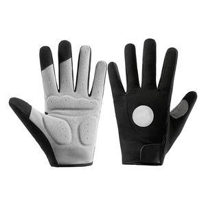 Gants de VTT à doigt complet personnalisés de vente chaude Matériau en cuir adapté au sport avec fonctionnalité d'écran tactile - Product Image 2