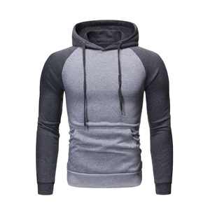 OEM Fashion <b>Hoodie</b> Blank Streetwear Men's Slim Fit Long Sleeve Hooded Sweatshirt <b>Fleece</b> <b>Hoodies</b> - Product Image 5