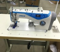 Machine à coudre industrielle à point droit à aiguille simple à entraînement direct informatisée JACK A3 d'occasion