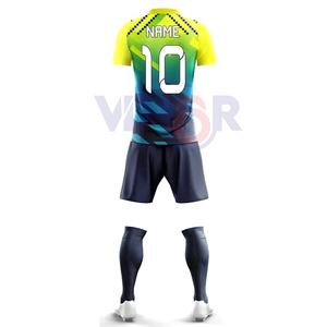 Uniforme de fútbol de secado rápido de verano 2025, ropa de equipo personalizada de alta calidad, logotipo de impresión por sublimación de tamaño adulto, gran oferta al por mayor - Product Image 3