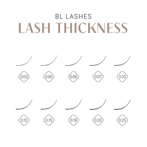 Extensions de cils BL Laser Mink 0.25, fibres PBT coréennes douces, longueurs mixtes, naturelles CC/LC/DD/Curl, modèle facile à poser - Product Image 4
