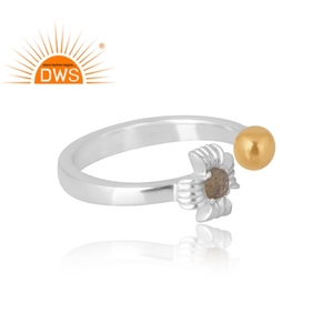 Handcrafted Trending Design Sterling Silver Natural <b>Labradorite</b> Gemstone <b>Ring</b> Custom Jewelry Manufacturer - Product Image 4