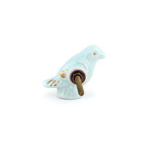 SHUBHAM moderne Lite vert oiseau décoratif armoire tirer à la main en laiton raccords bouton de tiroir réglable pour commode de cuisine - Product Image 3