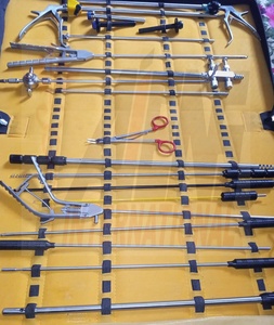 Achetez en ligne : Kit d'instruments de service OEM, nouveau design, comprenant trocart laparoscopique manuel, retractor, ciseaux, pince, porte-aiguille, certifié CE - Product Image 3