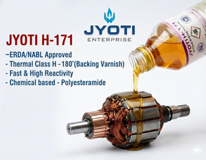 High Temperature Class H Backing <b>Varnish</b> JYOTI H-171 Fast Dry for Electrical Motors & Transformers - Product Image 2