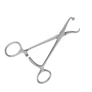 Fórceps de sujeción de hueso quirúrgico de acero alemán Manual de 5,5 pulgadas de alta calidad, pinza de hueso de placa ortopédica - Product Image 2