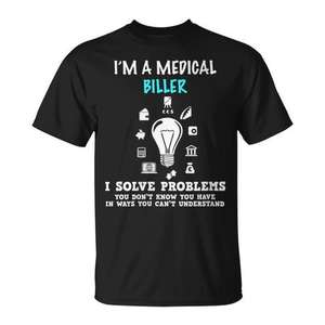 Camiseta de Codificador Médico Especializado para Facturación Médica, Categoría Promocional - Product Image 1