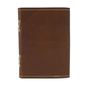 สมุดสเก็ตช์ C-Lock สมุดบันทึกหนังวินเทจสีน้ำตาลโบราณทำด้วยมือพร้อมขอบนุ่มเรียบเนียน - Product Image 6