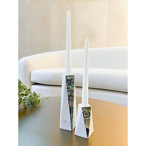 เชิงเทียนทีไลท์เชิงเทียนและ voutives เชิงเทียนหินอ่อนสีเขียวอ่อนที่วางเทียนตกแต่งบ้านสำหรับงานแต่งงาน - Product Image 6