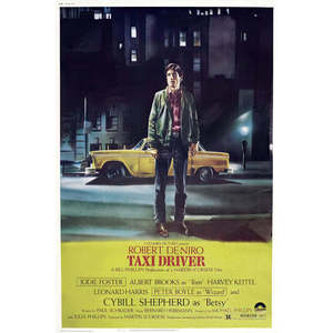 Modern Style Yellow Taxi Driver <b>Poster</b> Made of Paper for Wall Decor - Product Image 1