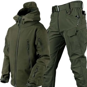 Traje Uniforme Táctico de Invierno para Exteriores de Talla Grande en Soft Shell con Piel de Tiburón y Camuflaje, Cálido para Senderismo y Esquí en la Nieve - Product Image 2