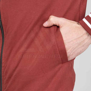 Chaqueta de Invierno Personalizada Tipo Letterman, de Alta Calidad, Talla XS, Material de Felpa de Poliéster/Algodón, Cuello Alto, Resistente al Viento - Product Image 6