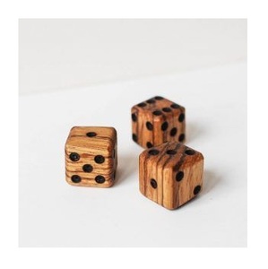 ลูกเต๋าไม้เนื้อแข็งอุปกรณ์เสริมเกมแบบดั้งเดิมสำหรับใช้ในบ้าน - Product Image 6