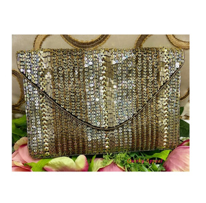 Women's Messenger Handmade Custom Luxury Bridal Clutch <b>Bags</b> Bohemian Envelope <b>Bags</b> India Ladies Evening party Clutch <b>Bags</b> - Product Image 4