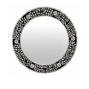 Hot Selling Bone Inlay <b>Round</b> <b>Mirror</b> Frame Beautiful Wall <b>Mirror</b> Frame Best Home Decoration <b>Mirror</b> Design in Wholesale Price - Product Image 4