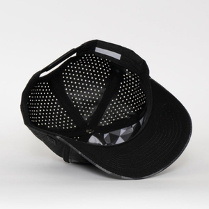 Personalizado Golf Deporte Vietnam Sombrero Fabricante 5 Panel Gorra de béisbol Parche de goma Logo Gorras para los hombres Impermeable Laser Cut Hole Camo - Product Image 2