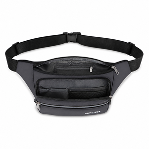 <b>Mens</b> Large Capacity <b>Waist</b> <b>Bag</b> 8 Inch Outdoor Sports Hiking Cycling Running Jogging Fanny Pack - Product Image 4