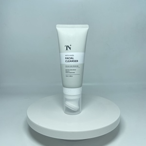 PE <b>Plastic</b> <b>Tube</b> with Roll-On Cap 5 Balls Customized Logo & Gold Stamp Printing Gloss Finish for Facial Cleanser & Face Cream - Product Image 4