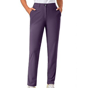 Pantalón de Golf de Corte Holgado para Mujer, con Logotipo y Talla Personalizados, Transpirable, de Uso Regular, Tejido Elástico - Product Image 1
