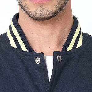 Chaquetas universitarias unisex chaquetas logotipo diseñador personalizado al por mayor chaqueta de béisbol informal Letterman abrigo de algodón - Product Image 6