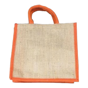 High quality Jute shopping <b>Bags</b> Customize Style Fabric Pattern Pcs Color Small Raw Origin India - Product Image 4