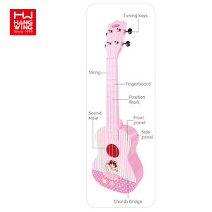 HW TOYS 36M + guitarra de alta calidad, instrumento musical, <span class=keywords><strong>ukelele</strong></span> para niños, regalos - Product Image 5