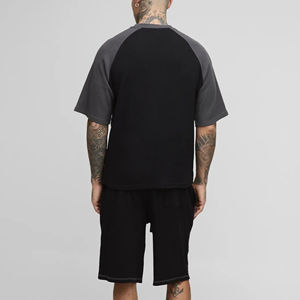 Ensemble de t-shirt et short de sport pour homme, nouveau style, entraînement, séchage rapide, spandex, tenue deux pièces - Product Image 2