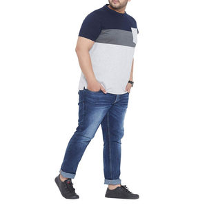 Camiseta personalizada a la moda, camisetas de talla grande para hombre, camisetas de gran tamaño para hombre, Camiseta de algodón con estampado de logotipo personalizado en blanco de peso pesado para hombre - Product Image 5