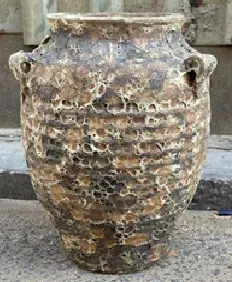 Produit chaud pour vase et pots de fleurs décoratifs-ROUILLE ANCIENNE-Modèle VA - 44 De Trung Thanh Ceramic