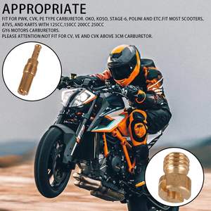 Kit de 30 jets de carburateur en laiton, 20 jets principaux et 10 jets pilotes lents pour PWK, PE, CVK, KOSO, OKO, <span class=keywords><strong>Stage</strong></span>-6 - Product Image 5