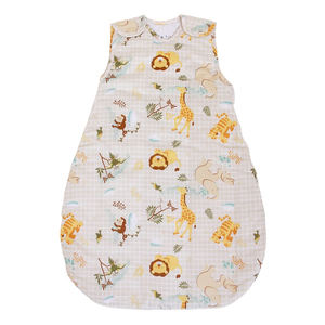 Sac de couchage pour bébé 100% coton biologique avec logo personnalisé 100%, étiquette et emballage, sac de couchage avec logo privé - Product Image 5