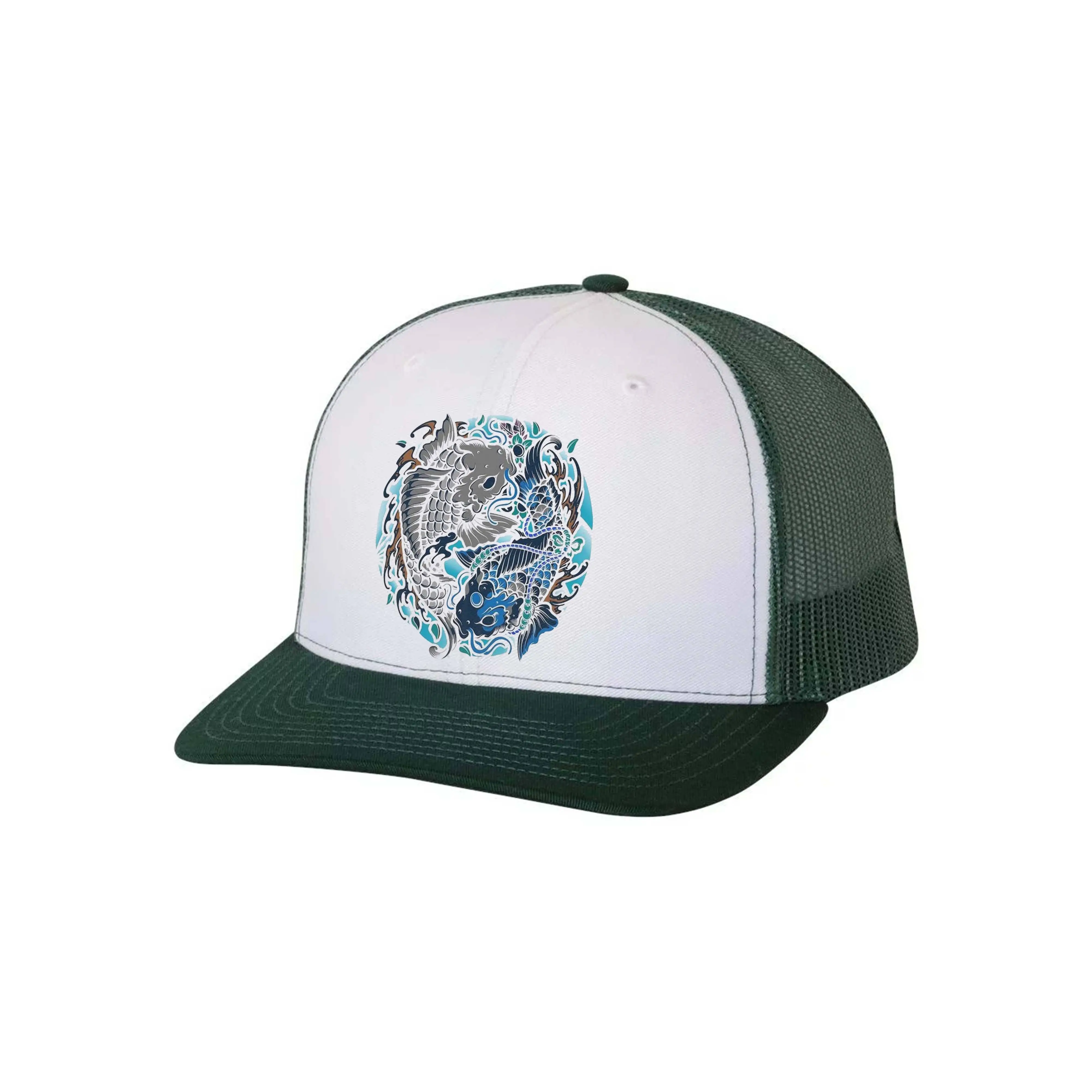 OEM התאמה אישית של 3D רקמה כובע משאית 5 פאנל כובע משאית לגבר מאוורר חיצוני כובע ספורט כובע בייסבול עמיד למים 2024