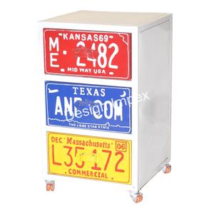 3 cajones código de país blanco fácil de mover cabecera u oficina médico cabinas muebles equipo gabinetes cajón de documentos móvil - Product Image 2