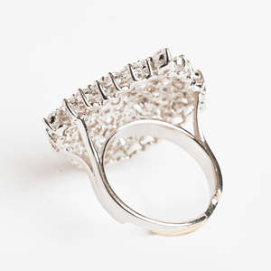 Anillos de Plata de Ley 925 de Primera Calidad para Mujer, Chapados en Rodio con Diamantes, Joyería Fina con Certificación IGI, Anillo de Compromiso para Hombre - Product Image 5