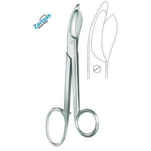 Ciseaux à plâtre Bruns en acier inoxydable de haute qualité, longueur 24 cm, fabricant et exportateur d'instruments chirurgicaux - Product Image 1