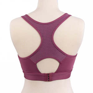 Logo personnalisé pour femmes 100% coton respirant séchage rapide dos creux Gym Fitness soutien-gorge de sport avec option de marque privée - Product Image 6