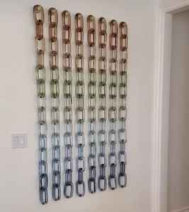 ห่วงโซ่ทำมือประดับผนังบ้านทำจากเรซินสินค้าตกแต่งห้องที่น่ารักที่สุดดีไซน์ศิลปะติดผนังห่วงโซ่อะคริลิค - Product Image 1