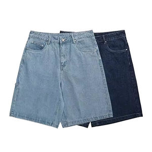 <b>Mens</b> Denim Jeans Shorts Embroidered Heavy Duty Cotton Durable <b>Stretch</b> Breathable Summer Wear Comfortable Mid Length Stylish - Product Image 6