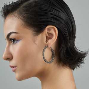 Pendientes de Aro Geométricos para Fiesta, Chapados en Oro, Acero Inoxidable y Latón, Diseño Elegante - Product Image 2