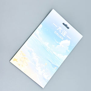 A5プロモーションフィルムラミネート光沢紙カスタム形状パーソナライズフルカラーデジタル印刷ビジネス広告リーフレット - Product Image 3