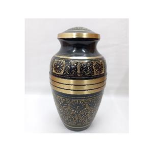 Urne funéraire en métal de style européen moderne, design personnalisable, capacité de 200 pouces cubes, en laiton décoratif fait main pour les funérailles - Product Image 2