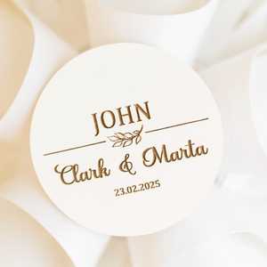 Juego de posavasos de madera de acacia natural y resina epoxi, diseño rústico con acabado liso, posavasos de piedra de regalo excelente - Product Image 5