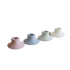 Ciera Taper Handmade Concrete Candlestick Holder Pastel Color Home Decor Decorative <b>Candle</b> Holder Minimalist Decor set of 4 - Product Image 1
