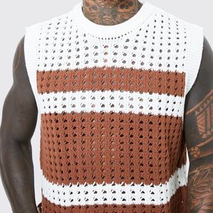 High Quality Fabric <b>Sleeveless</b> Modern Winter Style <b>Men's</b> Sweaters Designed For Urban Office Casual Retail Market - Product Image 5